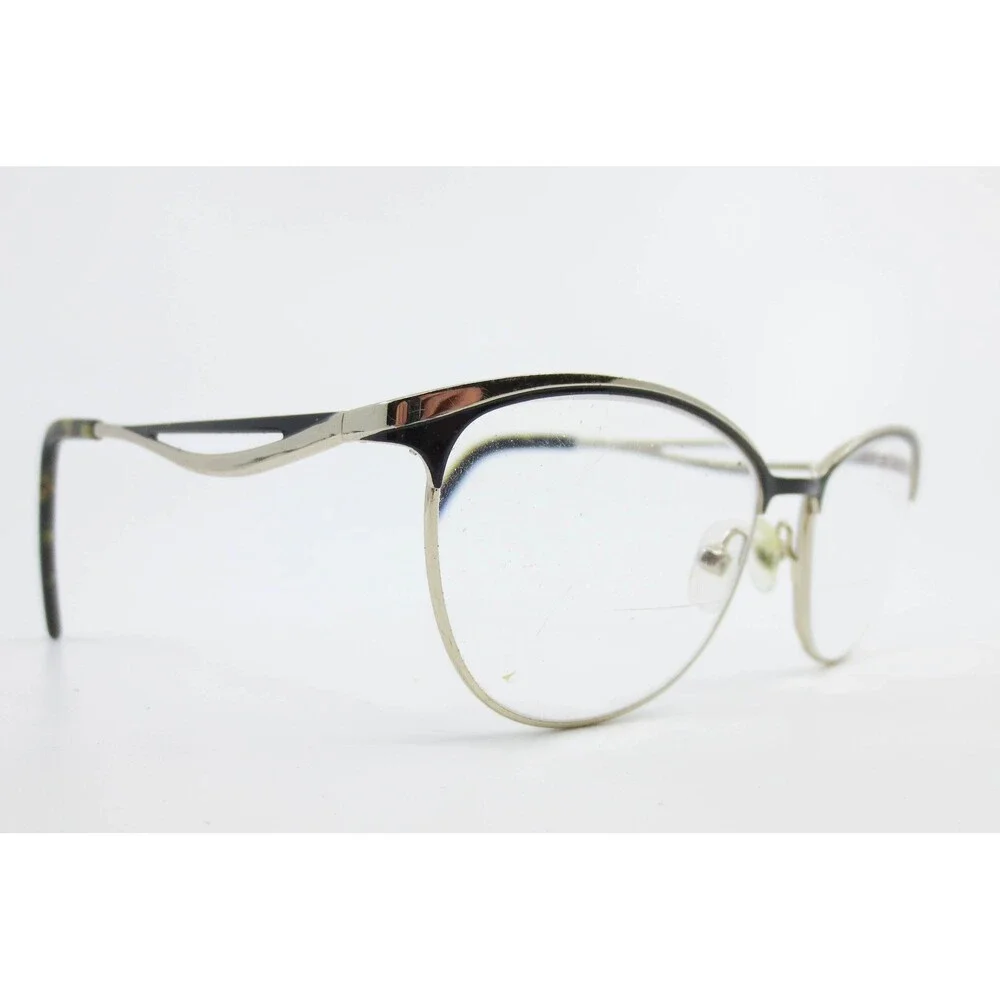 Oscar de la Renta OSL725 001 Cat Eye Eyeglasses Gold Black Tortoise 54-16-140